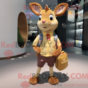 Mascottefiguur van een...