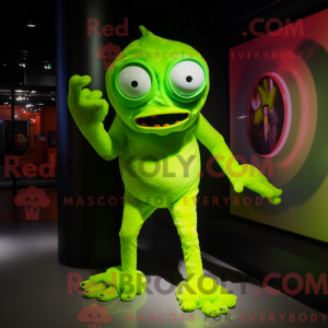 Mascottefiguur van een...