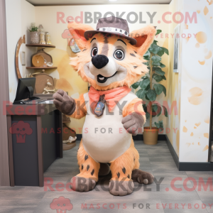 Mascottekarakter van een...