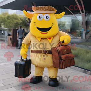 Mascottekarakter van een...
