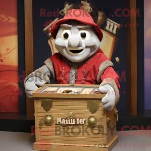Mascottefiguur van een...