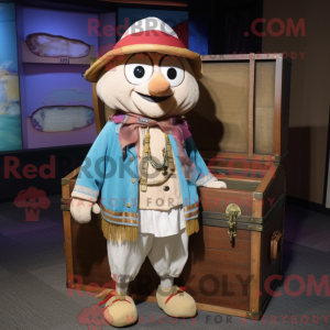 Mascottefiguur van een...