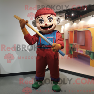Maskot karakter af en...