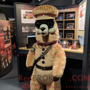 Maskot-karakter af en Tan...