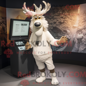 Mascot character of a White...
