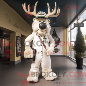 Mascot character of a White...
