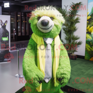 Mascottefiguur van een...