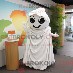 Mascot character of a White...