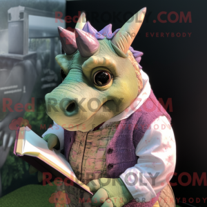 Personagem de máscara de um...