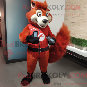 Mascottekarakter van een...