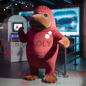 Mascot character of a...