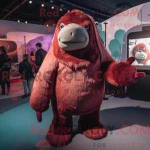 Mascot character of a...