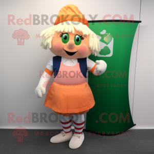 Peach Irish Flag maskot...