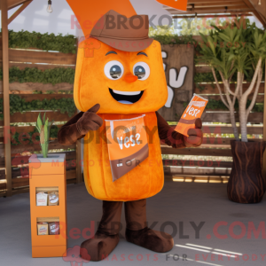Maskot karakter af en...