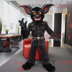 Mascot character of a Black...