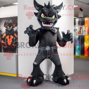 Mascot character of a Black...