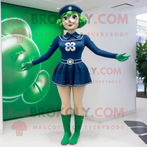 Navy Four Leaf Clover...