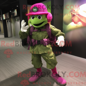 Mascot karakter van een...
