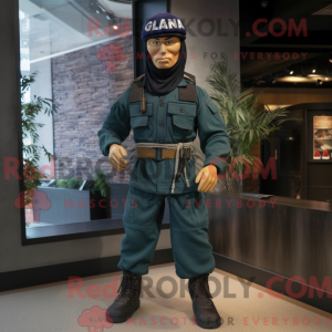Maskot postava Gi Joe...