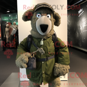 Mascot karakter van een...