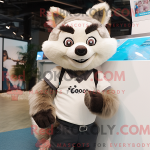 Mascottefiguur van een...