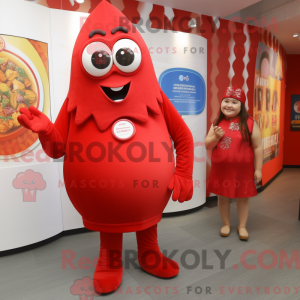Mascot character of a Red...