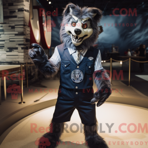 Mascot character of a Navy...