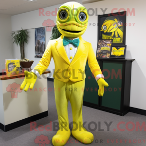 Mascot character of a Lemon...