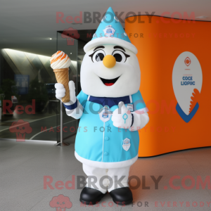 Mascot character of a Ice...
