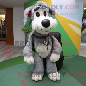 Mascot character of a Gray...