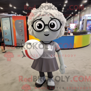 Mascot character of a Gray...
