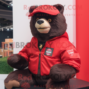 Mascot character of a Red...