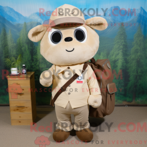 Mascot karakter van een...