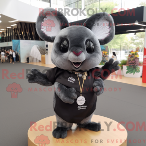 Máscara de chinchila preta...