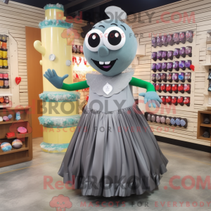 Mascot character of a Gray...