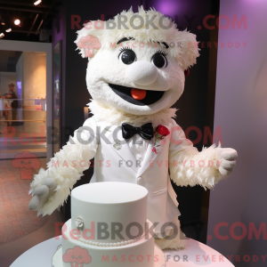 Mascot character of a White...