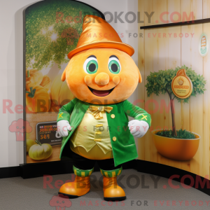 Mascot character of a Peach...