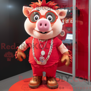 Mascottekarakter van een...