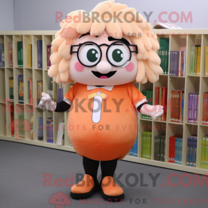 Maskotkarakter av en Peach...
