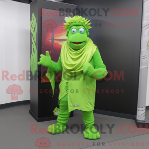 Mascot character of a Lime...