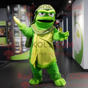 Mascottefiguur van een...