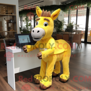 Personaggio mascotte asino...