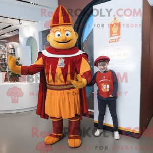 Mascottefiguur van een...