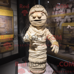 Mascottefiguur van een...