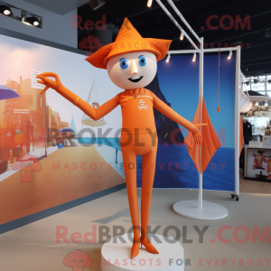 Mascottefiguur van een...