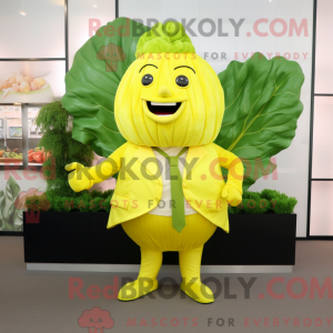 Mascot character of a Lemon...