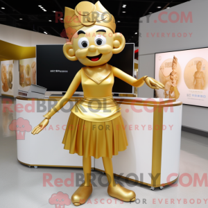Mascottekarakter van een...
