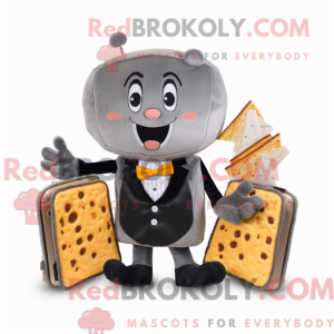 Mascot character of a Gray...