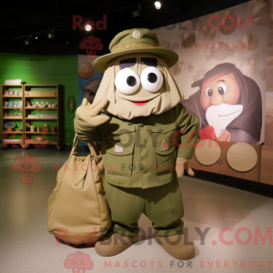 Maskot-karakter af en...