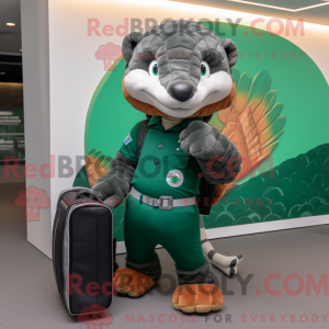 Personagem de máscara de um...